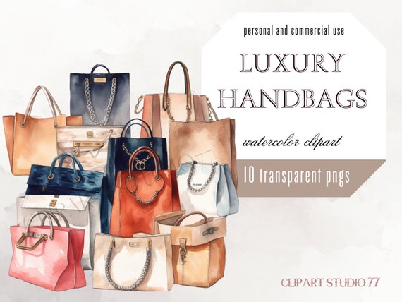 Women Bag Clipart Designer Bag - Handbag Transparent PNG