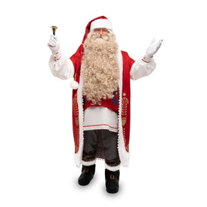 Handmade Scandinavian Santa Costume: Professional Entertainer Christmas Suit