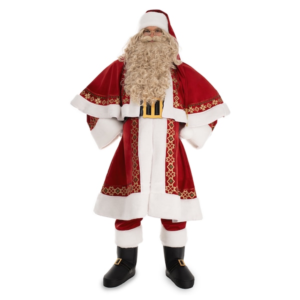 Santa Claus Finnish handmade high-quality Christmas costume set for a professional entertainer for a Christmas party and theme party