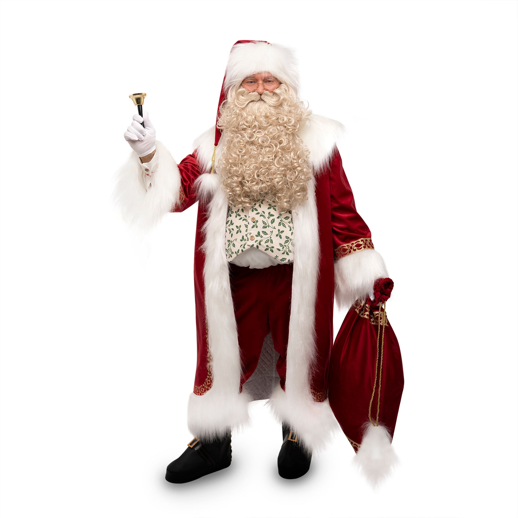 Christmas Authentic Santa Costume Set L 