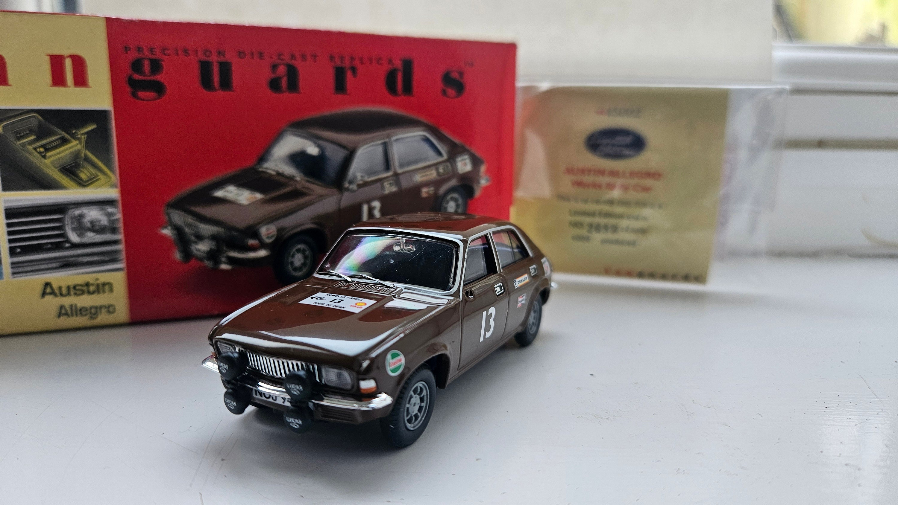 Corgi Vanguards VA45002 Austin Allegro Works Rally Car UK