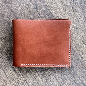 Cartera bifold de cuero de 4 ranuras