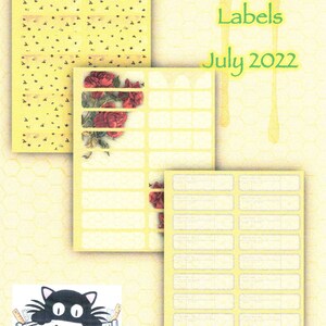 Digital Kits, Mini Albums, Journals, Traveler Notebooks, Junk Journals, Bees, Roses
