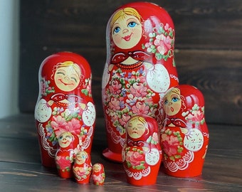 Emotions Nesting Dolls Pcs), Matryoshka, Russian Dolls