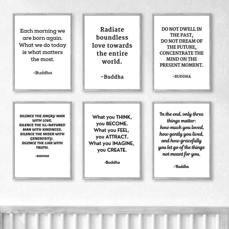 Best Life Quotes From Buddha Printable Digital Download Famous - Etsy