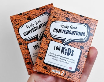 The Kids Conversations Bundle (2 packs in 1) - Children's Development, Active listening, Family & Friends Games, Stronger Relationships