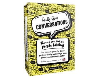 Really Good Conversations Card Game - Conversation Starters, Party Games for Adults, Family Games