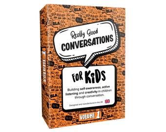 Really Good Conversations for Kids - Childrens Development, Active listening, Family & Friends Games, Build Stronger Relationships