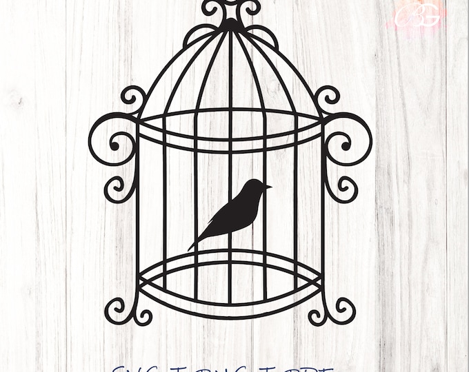 Bird Cage SVG Bundle | 11 Elegant Birdcage Designs | Cricut & Silhouette Cut Files