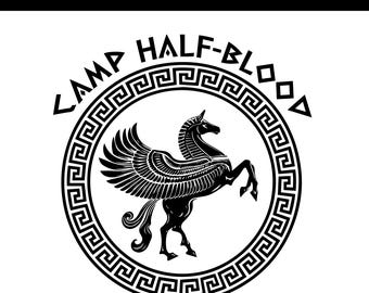 Pegasus Greek Mythology SVG, Camp Half-Blood Design (Digital Download)
