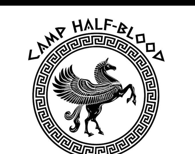Camp Half Blood SVG, Camp Half Blood DXF, Camp Half Blood PNG, Camp Half Blood Cut File, Clipart Instant Download, Digital File