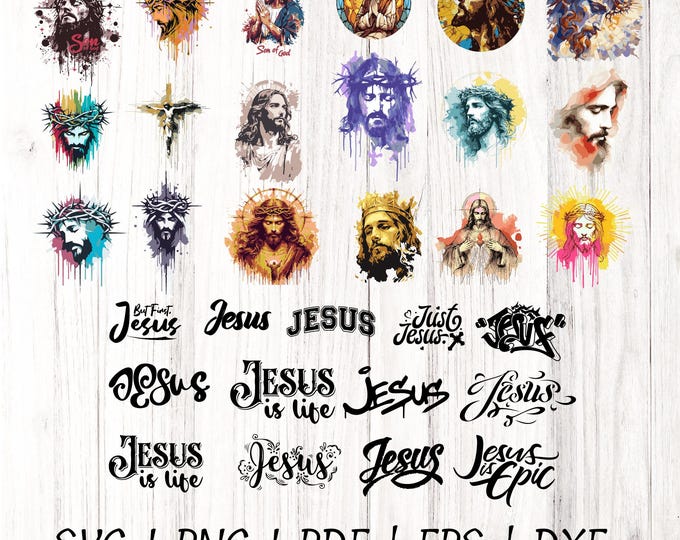 23 Jesus dtf svg png, jesus christ clipart, X mas png, lord, christian printable cut file cricut, silhouette, sublimation, digital download