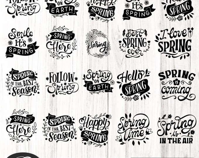Spring svg bundle, Easter svg, Welcome spring svg, Flower svg, Spring svg, Hello Spring Svg, Spring is Here Svg, Spring quote bundle
