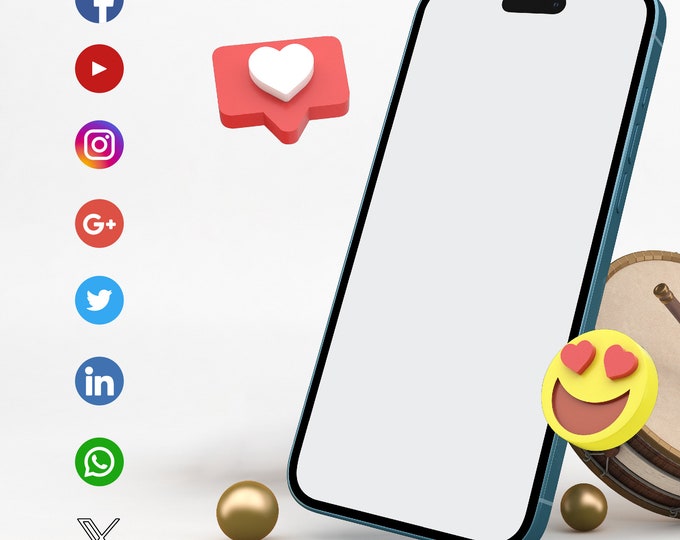 Social Media Icons Bundle: 37 Logos, SVG PNG PDF (141 Files)