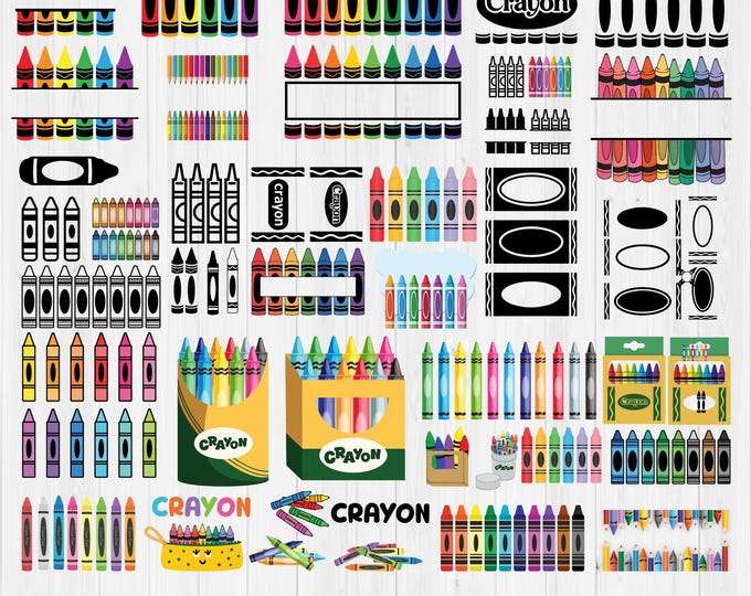 Crayon Split Monogram Svg, Crayon Wrapper Svg,Teacher Monogram Svg, Crayon svg, Teacher Svg, Crayon Set Svg, ,Crayon Cut File,Crayon Shirt