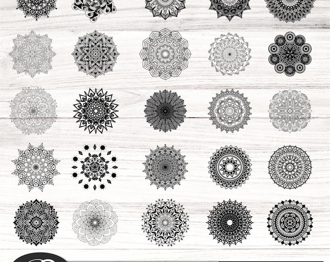 complex mandala bundle, Mandala Svg, Aum Svg, Mantra Svg, Sanskrit Svg, Om Silhouette  PNG, Instant Digital Download Yoga Mandala cut file