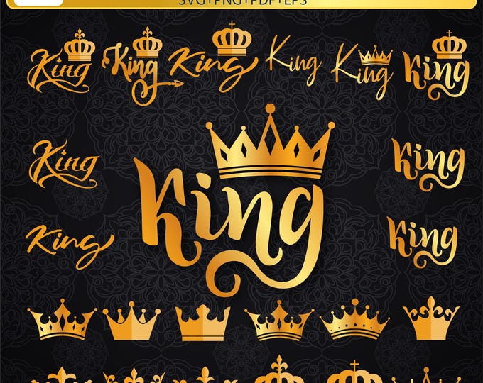 Royal Crown SVG File, King Crown SVG, Queen Crown SVG, Princess Tiara Svg, File For Cricut, For Silhouette, Cut File