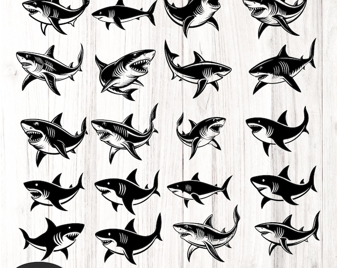 Shark Svg Bundle , Fishing Svg Bundle, Bass Fish Svg, Bass Clipart, Shark Cut file, Fish Svg, shark Svg, shark png, Fishing PNG