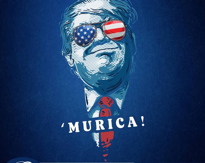 Trump Murica Svg | Trump Merica Vector Cut File | Pro America trump cut file | Republican svg | Republican Gifts DTF png | trump decals svg