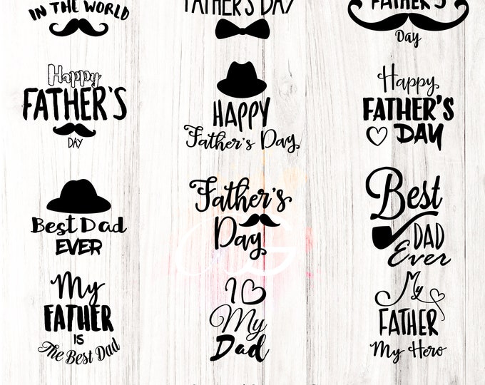 Father's Day SVG Bundle, 56 sets Bundle, 56 Dad SVG, Daddy, Best Dad, , Happy Fathers Day, Sublimation, Cut File Cricut, Silhouette, Cameo