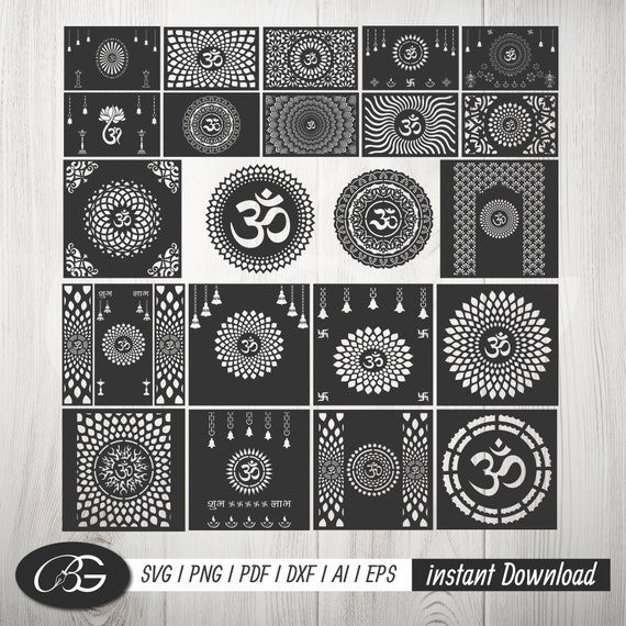 DIY Meditation Mandala Symbol Stencil - 5.5 Inch - Ubuy Nigeria