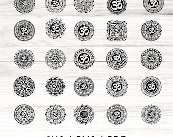 ヒンドゥー教のシンボル、オーム記号 - SVG - Etsy 日本