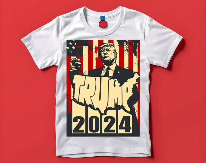 Trump 2024 card SVG | America Map Trump PNG | Pro America trump cut file | Republican svg | Republican Gifts png | trump decals svg