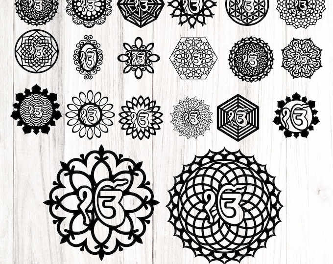 ek onkar wall Decor Laser-Cut DXF File, Sikh-Themed SVG Bundle | Ik Onkar, Khalsa, Guru Nanak – Laser Cut & Printable Files