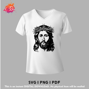 Jesus Svg Pdf Png, Jesus Christ Clipart, Catholic, Lord, Christian ...