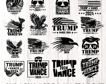 Trump Vance 2024 SVG | Make America Great Again Cut File | Digital Download