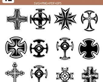 Faith Cross SVG Bundle | Christian Religious Cut Files (svg, png, pdf, eps)