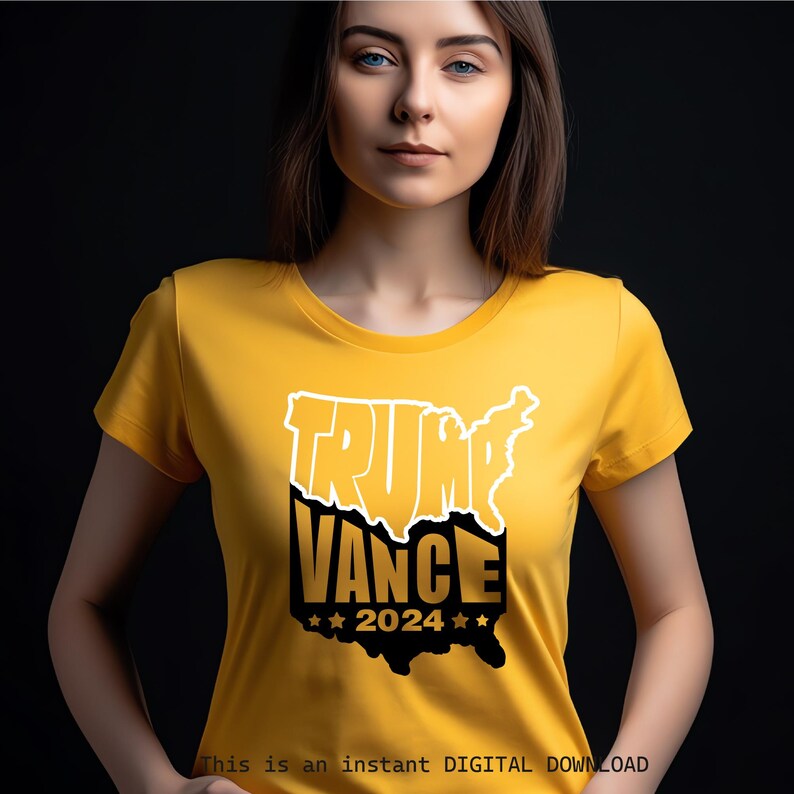 Trump Vance 2024 PNG Make America Great Again SVG Pro America Trump Cut