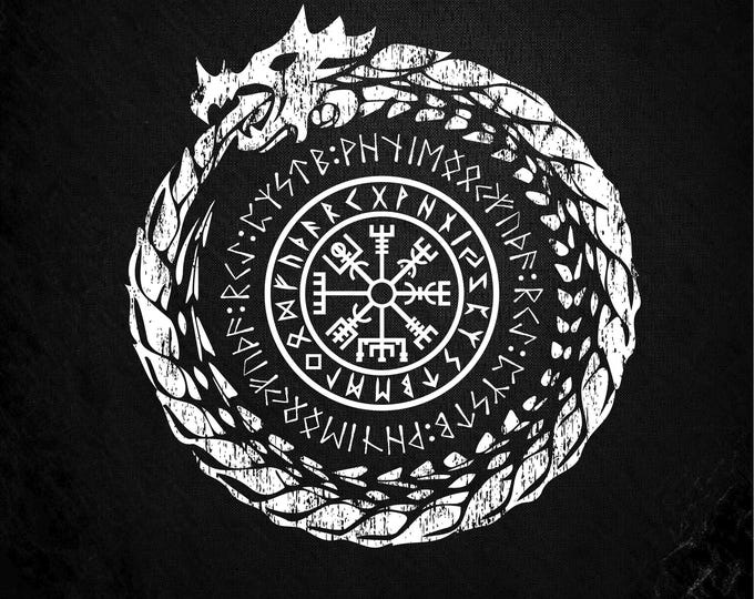 Vigvisivir Viking Compass Runes Celtic Wall Decor Digital Template Files GlowForge Laser Cricut Cutting Download