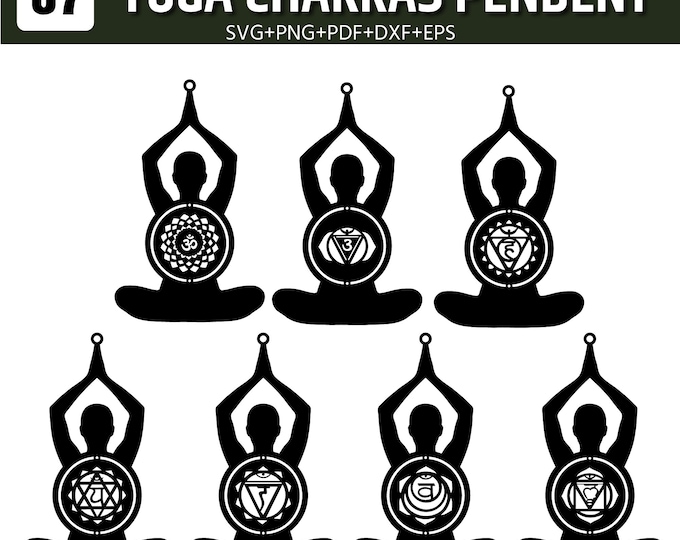 7 Chakras tree Symbol Bundle Svg, Sacred Symbols Svg, Chakras Digital File, Chakras Meditation, Chakras Design File, Seven Chakras PNG