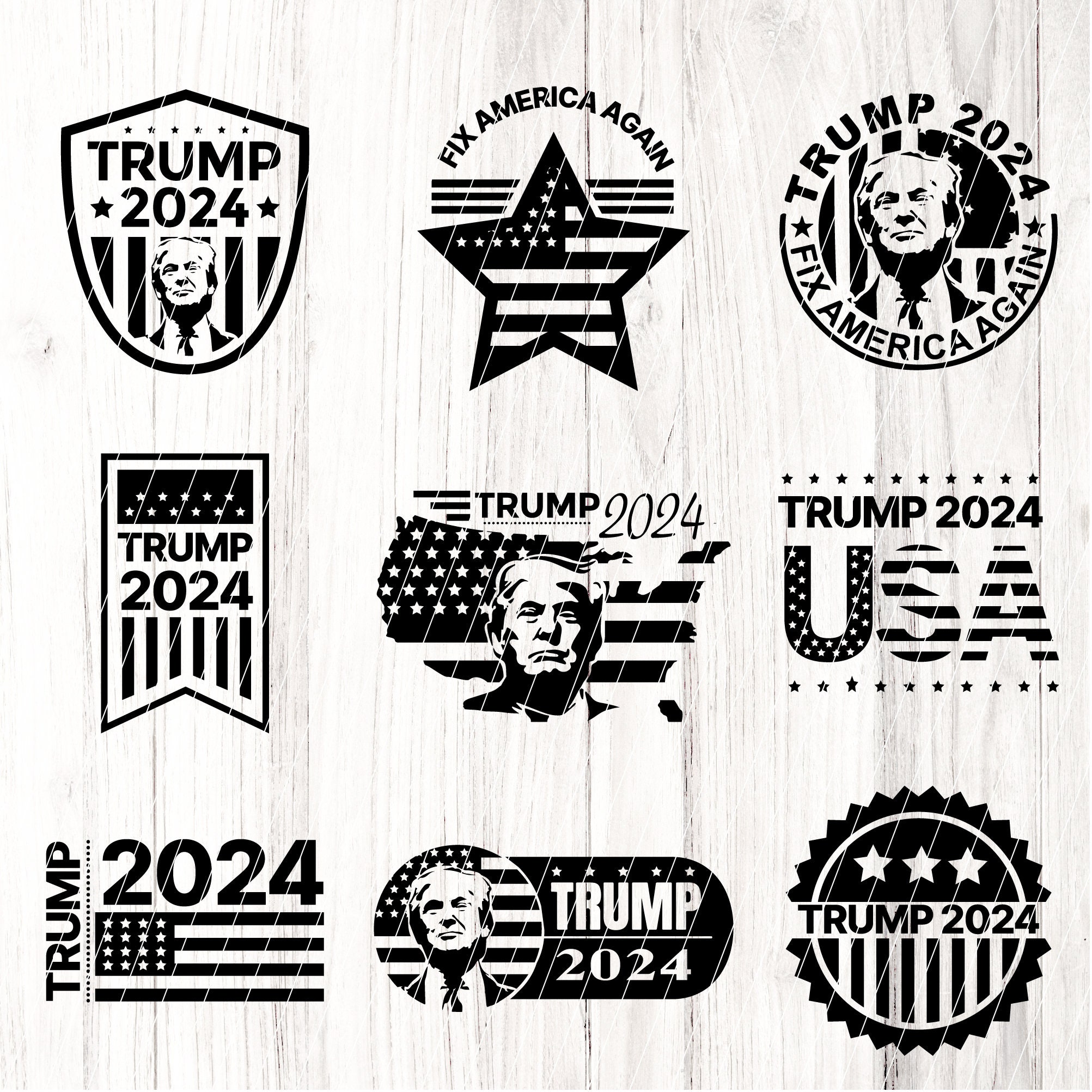 Trump 2024 Make America Great Again Custom Stencil – My Custom Stencils