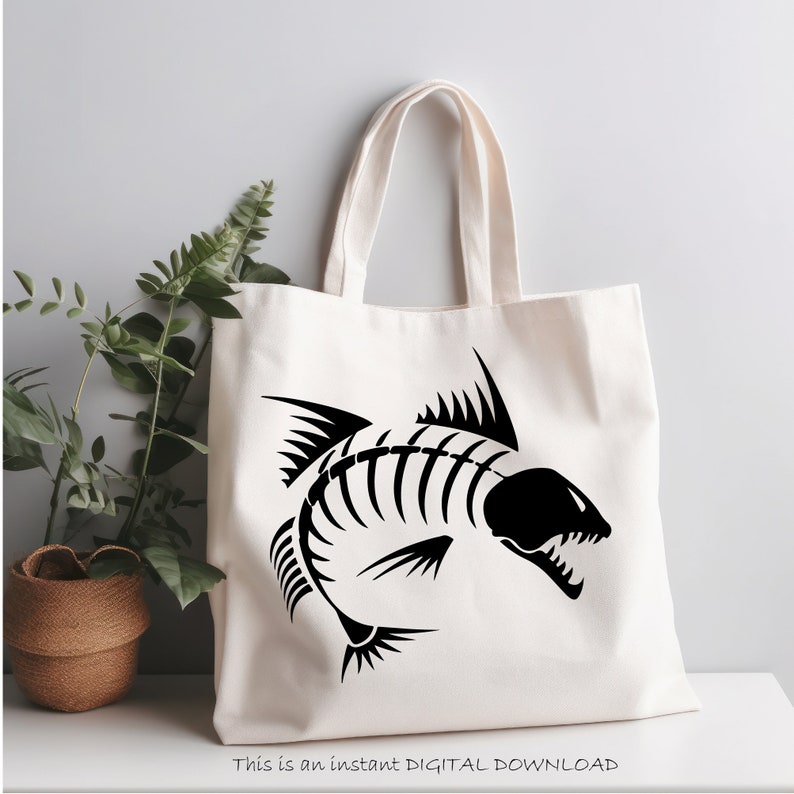 43 Skeleton Fish Svg Bundle, 43 Fish, Fishing Svg Bundle, Bones Fish