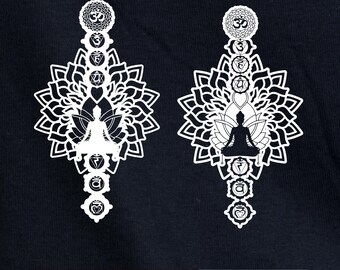 7 Chakras Meditation Symbol SVG Bundle: Cricut, Laser Cut, Vinyl (Digital Download)