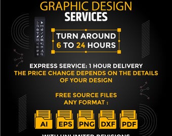 Custom Graphic Design Service, SVG, Logos, Social Media (Digital Download)