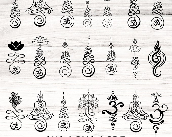 21 Breathe Symbol Om Sanskrit  Bundle for Breathe Png, Eps, AI, pdf, Svg cut, svg, png, Sankrit, Mantra , Instant cut file, Dark silhouette