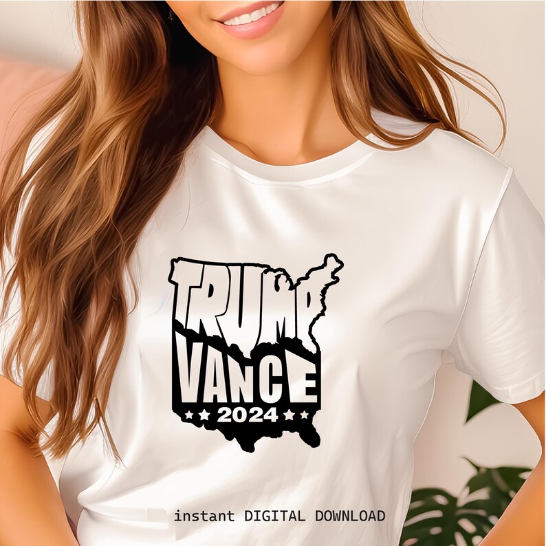 Trump Vance 2024 PNG Make America Great Again SVG Pro America Trump Cut