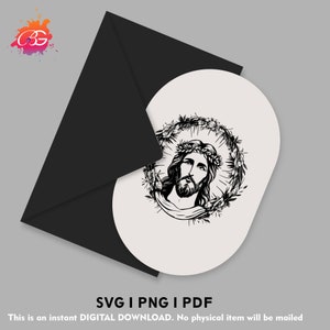 Jesus Svg Pdf Png, Jesus Christ Clipart, Catholic, Lord, Christian ...