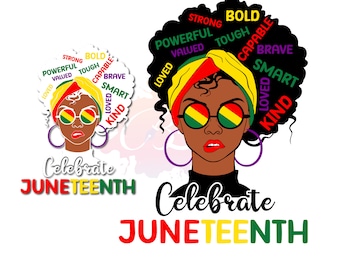 Juneteenth 1865 Freedom svg | Hand Drawn Typography Design | png PDF DXF Cricut Silhouette | Instant Download