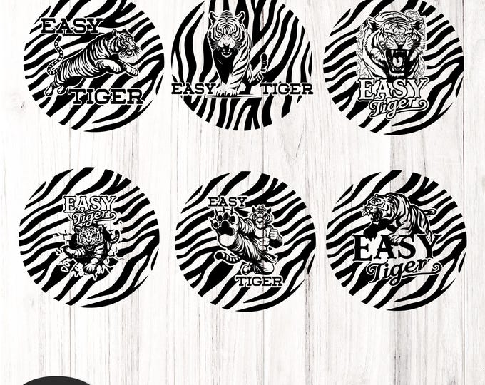 Easy Tiger svg , TigersPNG, Tiger Team, Clipart, Mascot, School, svg, eps, png, pdf, sublimation, cut file, htv, vector, digital