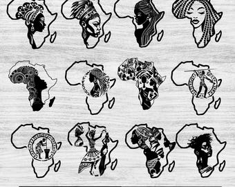 African Abstract Art SVG Bundle | Juneteenth  Black History SVG | PNG &pdf Digital Download  | Emancipation Day Celebration t shirt svg