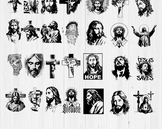 Christian Faith SVG Bundle | Scripture & Bible Verse Cut Files | Cricut Silhouette