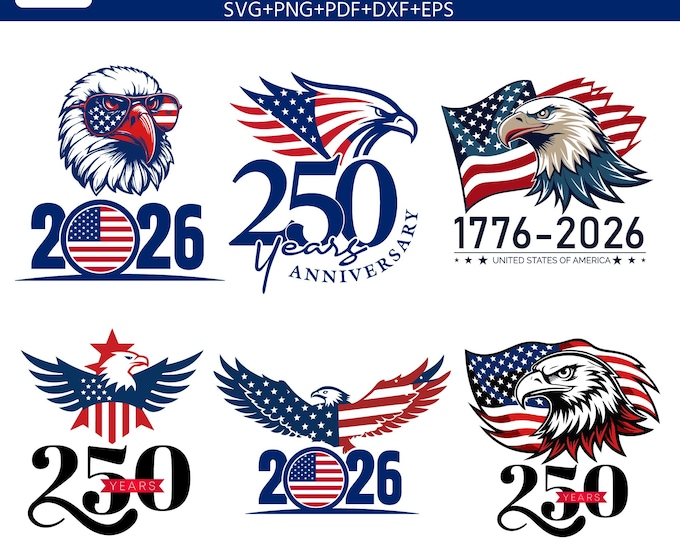 USA 250th Anniversary PNG America 1776-2026 Semiquincentennial PNG Happy Birthday America 250 Years of Freedom