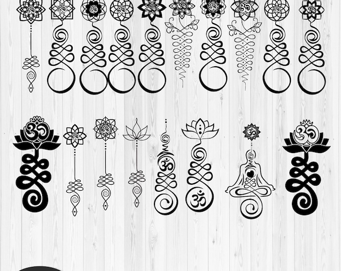 18 Unalome Buddhist symbol Bundle, Breathe Png, Eps, AI, pdf, breathe Svg,  life’s path toward enlightenment png, yoga cut file, aum png