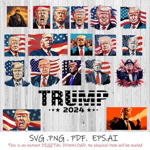 Donald Trump DTF svg png | Kaart van Amerika Trump PNG | Pro America troefbestand | Republikeinse svg | Republikeinse geschenken, png | Trump stickers svg