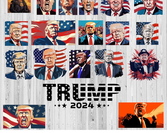 Donald Trump DTF svg png | America Map Trump PNG | Pro America trump cut file | Republican svg | Republican Gifts png | trump decals svg