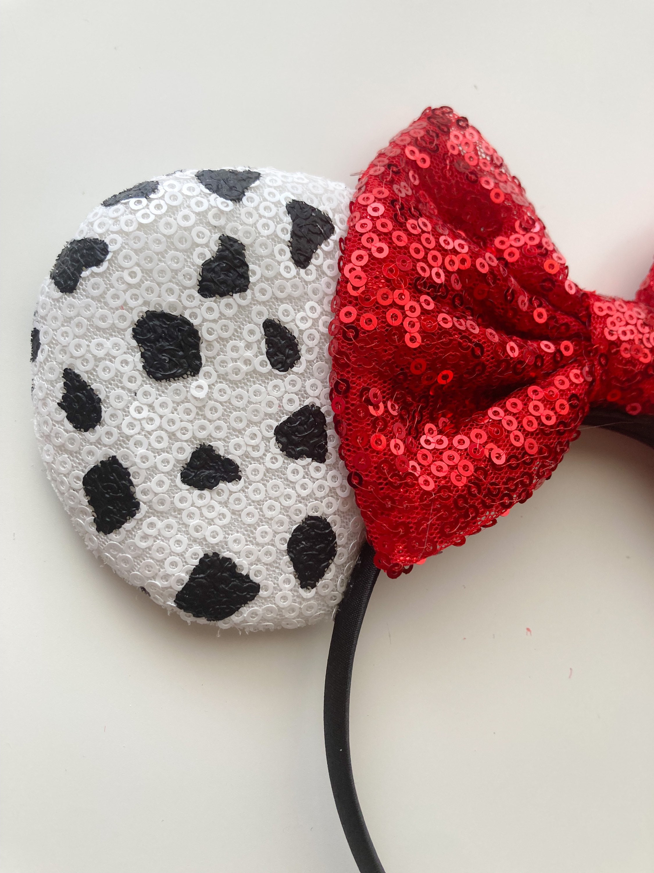 Mouse Ears Mouse Ear Headbands Dalmatian Ear Headbands Etsy